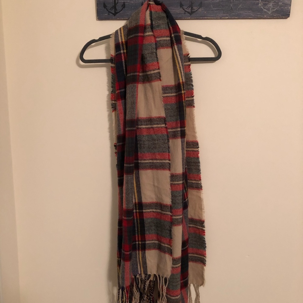 Plaid Blanket Scarf